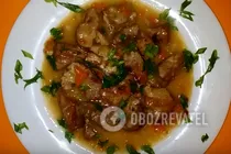 Тушеное мясо с подливой - Шаг 8 Тушеное мясо с подливой - Шаг 8