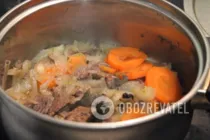 Тушкована яловичина з овочами - Крок 7 Тушкована яловичина з овочами - Крок 7
