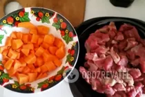 Тушкована яловичина з овочами в мультиварці - Крок 1 Тушкована яловичина з овочами в мультиварці - Крок 1