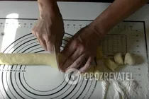 Вареники с вишней на кефире - Шаг 6 Вареники с вишней на кефире - Шаг 6