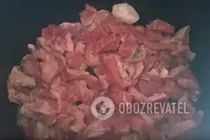 Тушеное мясо с овощами в мультиварке - Шаг 2 Тушеное мясо с овощами в мультиварке - Шаг 2