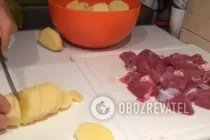 Жареное мясо с картошкой - Шаг 2 Жареное мясо с картошкой - Шаг 2