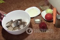Рыба в томатном соусе с морковью - Шаг 1 Рыба в томатном соусе с морковью - Шаг 1