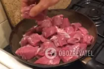 Жареное мясо с картошкой - Шаг 3 Жареное мясо с картошкой - Шаг 3