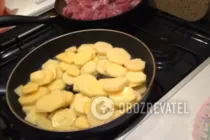 Жареное мясо с картошкой - Шаг 4 Жареное мясо с картошкой - Шаг 4