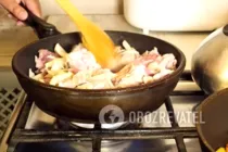 Жареное мясо с помидорами - Шаг 6 Жареное мясо с помидорами - Шаг 6