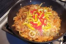 Жареное мясо с капустой - Шаг 7 Жареное мясо с капустой - Шаг 7