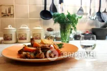 Жареное мясо с помидорами - Шаг 10 Жареное мясо с помидорами - Шаг 10
