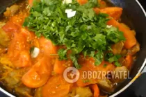 Смажене м'ясо з овочами - Крок 9 Смажене м'ясо з овочами - Крок 9