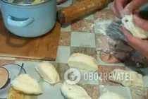 Вареники с картошкой на кефире - Шаг 5 Вареники с картошкой на кефире - Шаг 5