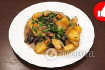 Жареное мясо с грибами в мультиварке - Шаг 8 Жареное мясо с грибами в мультиварке - Шаг 8