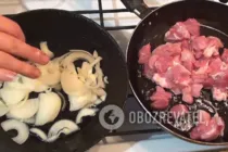 Жареное мясо в сметане - Шаг 4 Жареное мясо в сметане - Шаг 4