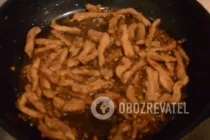 Жареное мясо с имбирем - Шаг 6 Жареное мясо с имбирем - Шаг 6