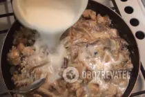 Жареное мясо в сметане - Шаг 8 Жареное мясо в сметане - Шаг 8