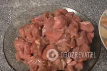 Тушеная телятина с овощами - Шаг 1 Тушеная телятина с овощами - Шаг 1