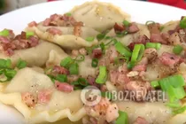 Вареники с печенкой - Шаг 14 Вареники с печенкой - Шаг 14