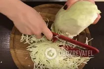 Вареники с капустой на пару - Шаг 3 Вареники с капустой на пару - Шаг 3