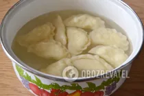 Вареники с малиной - Шаг 7 Вареники с малиной - Шаг 7
