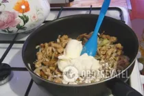 Жареная свинина в сметане - Шаг 5 Жареная свинина в сметане - Шаг 5