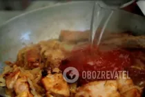 Жареная свинина с помидорами - Шаг 6 Жареная свинина с помидорами - Шаг 6