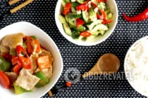 Жареная свинина с овощами по-китайски - Шаг 11 Жареная свинина с овощами по-китайски - Шаг 11