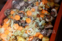 Жареная курица с грибами - Шаг 10 Жареная курица с грибами - Шаг 10