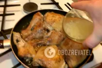 Жареная курица с чесноком - Шаг 7 Жареная курица с чесноком - Шаг 7