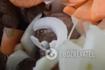 Тушеная телятина с овощами на сковороде - Шаг 2 Тушеная телятина с овощами на сковороде - Шаг 2