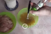 Жареная курица в кляре - Шаг 3 Жареная курица в кляре - Шаг 3