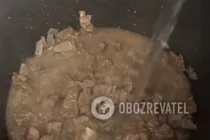 Тушкована телятина з підливою - Крок 3 Тушкована телятина з підливою - Крок 3