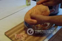 Жареная курица в мультиварке - Шаг 3 Жареная курица в мультиварке - Шаг 3