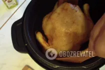 Жареная курица в мультиварке - Шаг 5 Жареная курица в мультиварке - Шаг 5