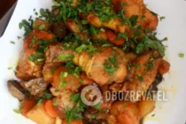 Жареная курица с грибами - Шаг 11 Жареная курица с грибами - Шаг 11