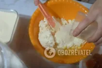 Сирники з курагою - Крок 4 Сирники з курагою - Крок 4