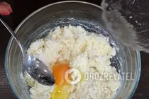Сырники с жидким шоколадом - Шаг 1 Сырники с жидким шоколадом - Шаг 1