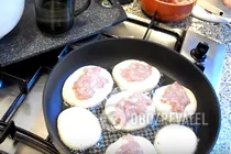Ленивые беляши на кефире - Шаг 5 Ленивые беляши на кефире - Шаг 5