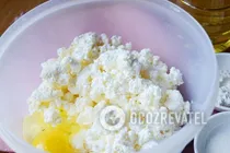 Сирники на парі - Крок 1 Сирники на парі - Крок 1