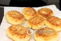 Сырники с жидким шоколадом - Шаг 7 Сырники с жидким шоколадом - Шаг 7