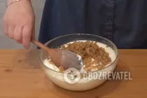 Сырники с изюмом и орехами - Шаг 8 Сырники с изюмом и орехами - Шаг 8