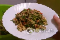Салат "Табуле" с кус-кусом - Шаг 7 Салат "Табуле" с кус-кусом - Шаг 7