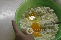 Сирники з домашнього сиру - Крок 1 Сирники з домашнього сиру - Крок 1