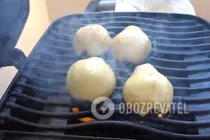 Сырники на гриле с печеной грушей - Шаг 7 Сырники на гриле с печеной грушей - Шаг 7