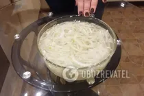 Салат из свиного сердца с маринованым луком - Шаг 2 Салат из свиного сердца с маринованым луком - Шаг 2