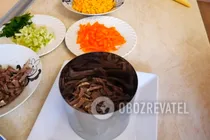 Салат с сердцем и кукурузой - Шаг 3 Салат с сердцем и кукурузой - Шаг 3