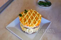 Салат с сердцем и кукурузой - Шаг 7 Салат с сердцем и кукурузой - Шаг 7