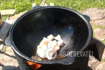 Димлама по-узбекски - Шаг 1 Димлама по-узбекски - Шаг 1