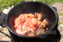 Димлама по-узбекски - Шаг 6 Димлама по-узбекски - Шаг 6
