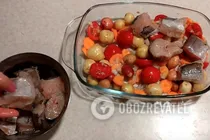 Рыба с овощами в духовке - Шаг 6 Рыба с овощами в духовке - Шаг 6