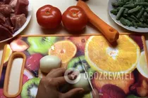 Смажена яловичина з овочами - Крок 1 Смажена яловичина з овочами - Крок 1