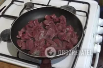 Смажена яловичина з овочами на сковороді - Крок 4 Смажена яловичина з овочами на сковороді - Крок 4